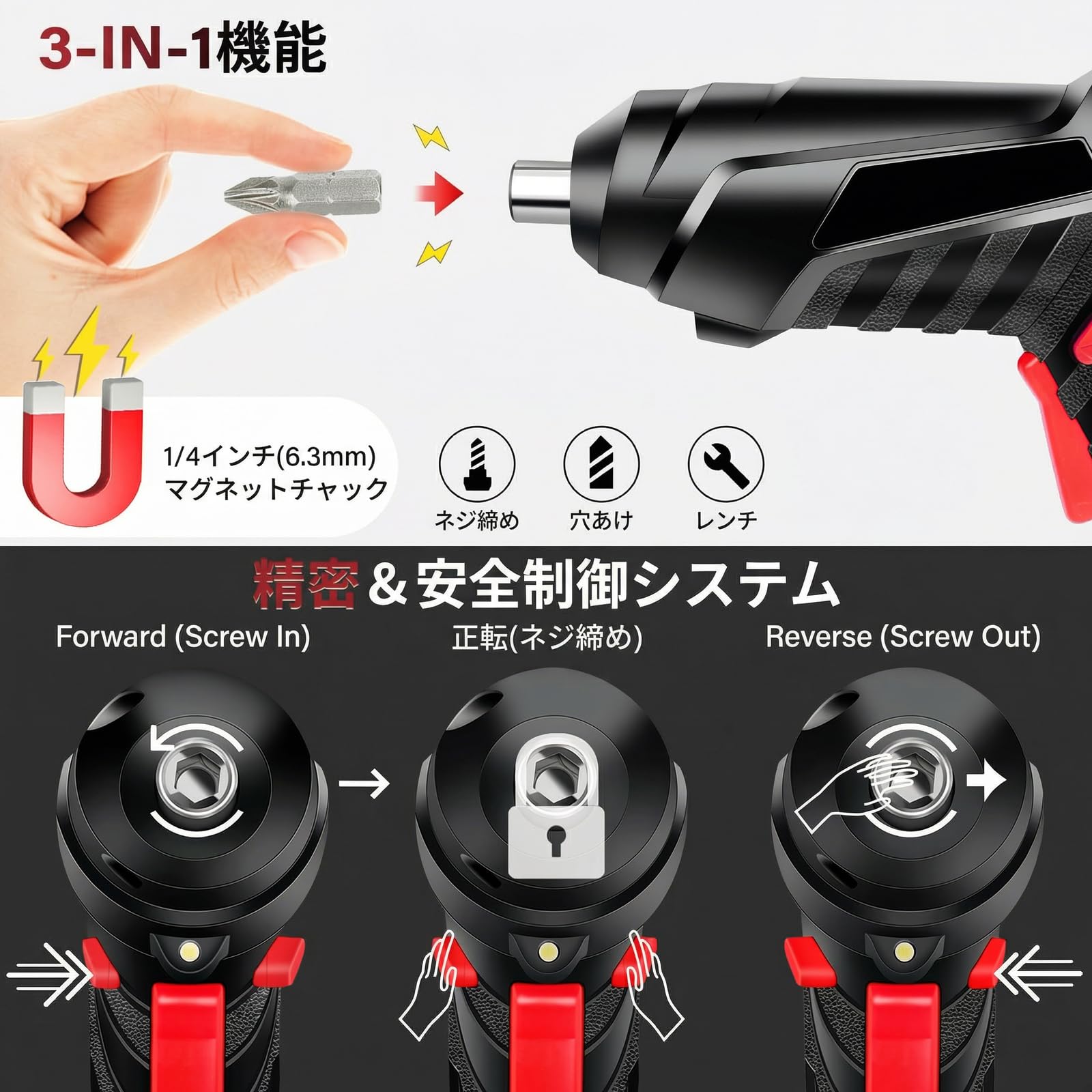Goldsea 4.2V Mini Electric Screwdriver
