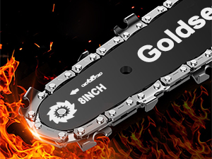 Goldsea 6 Inch Mini Chainsaw with 4000 mAh Battery A+ detail image