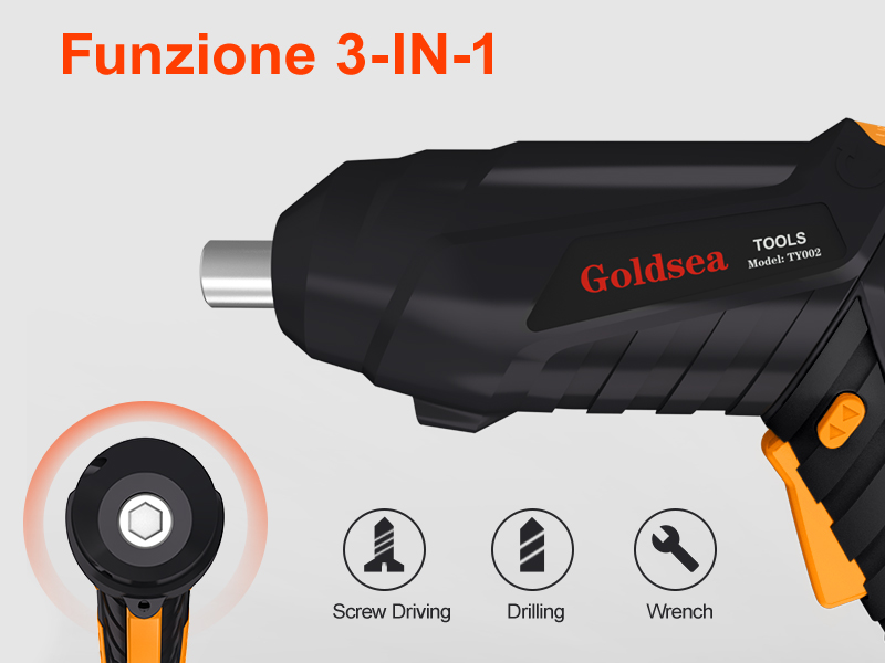 Goldsea 4.2V Adjustable Electric Screwdriver A+ detail image