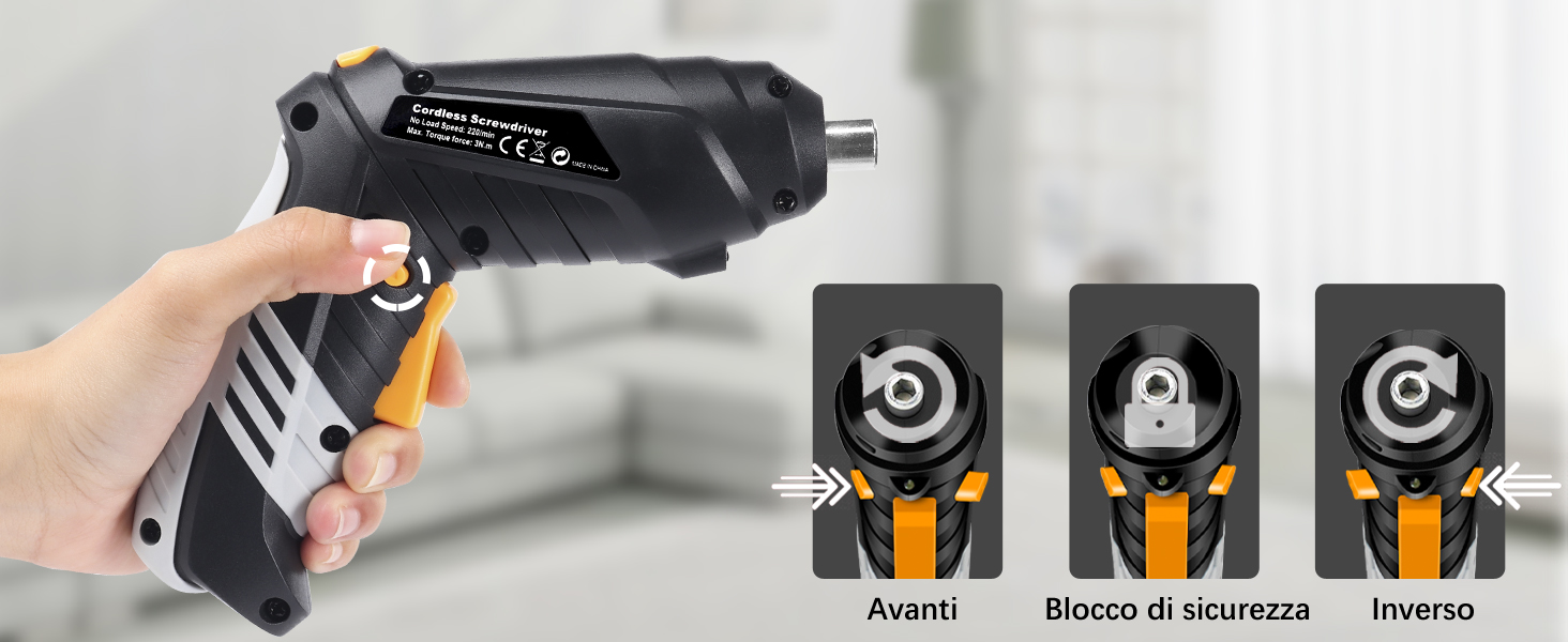 Goldsea 4.2V Adjustable Electric Screwdriver A+ detail image