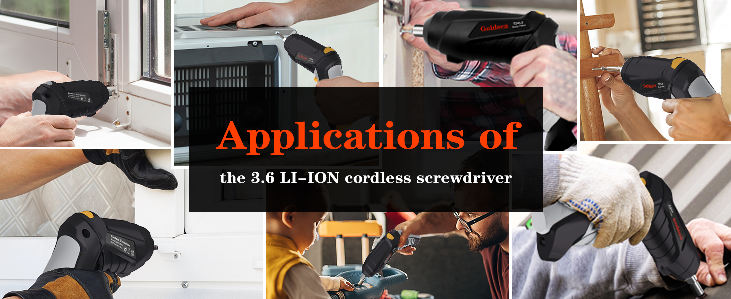 Goldsea 4.2V Cordless Electric Screwdriver A+ detail image