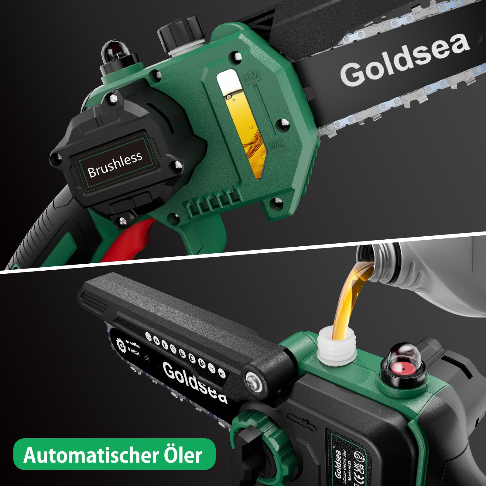 Goldsea Portable Battery Hand Chainsaw