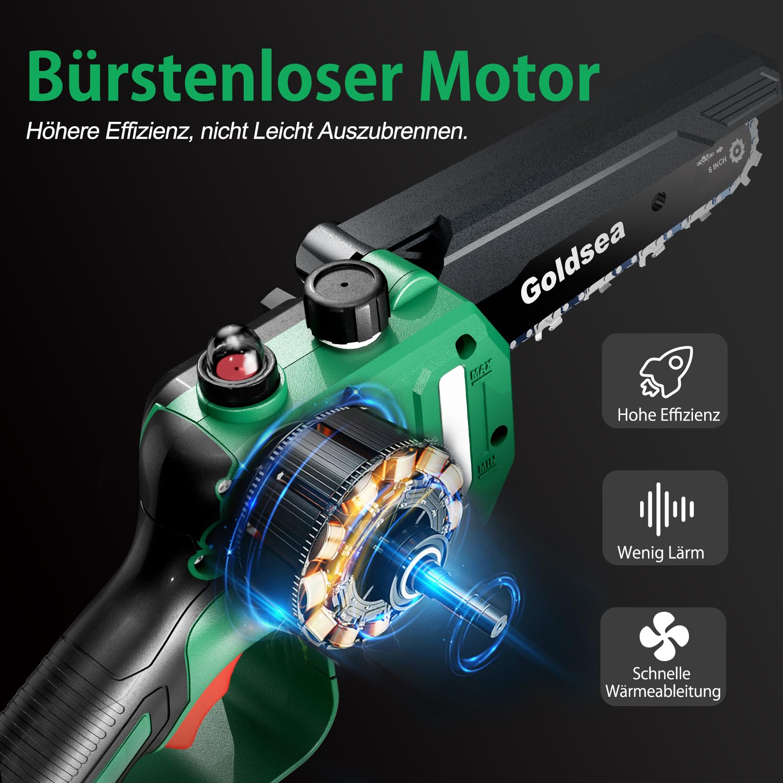 Goldsea Portable Battery Hand Chainsaw
