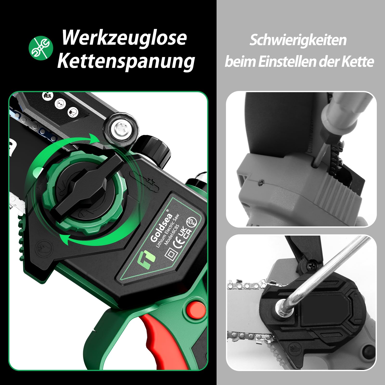 Goldsea Portable Battery Hand Chainsaw